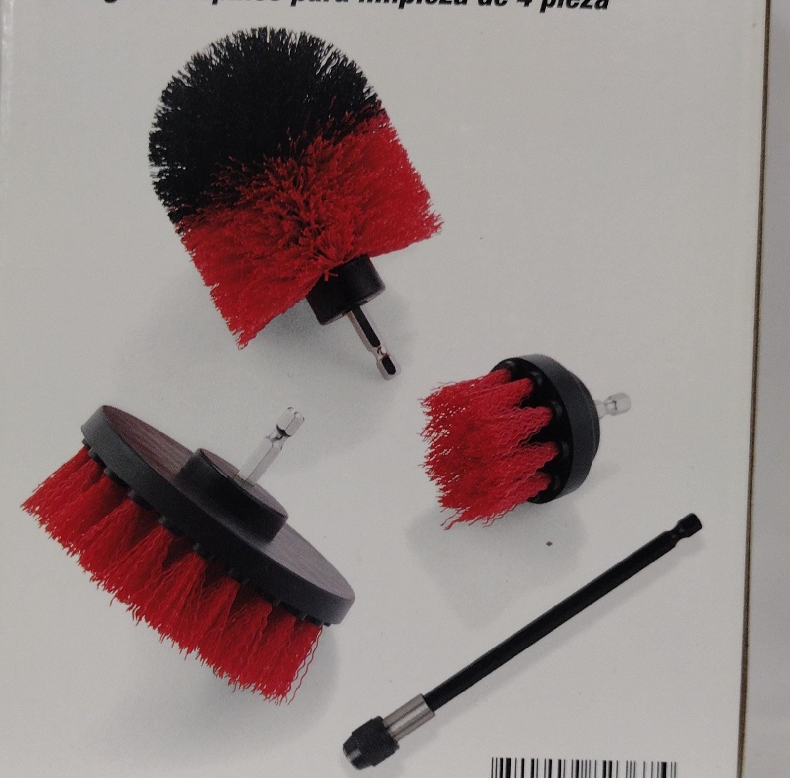 Hyper Tough 4-Piece Scrub Brush Cleaning Set For Power Drills Holiday Gift