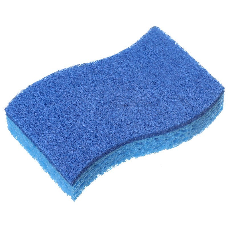 50 pk Blue Dual Sided NonScratch Kitchen Sponges Heavy duty Long Last EasyDry