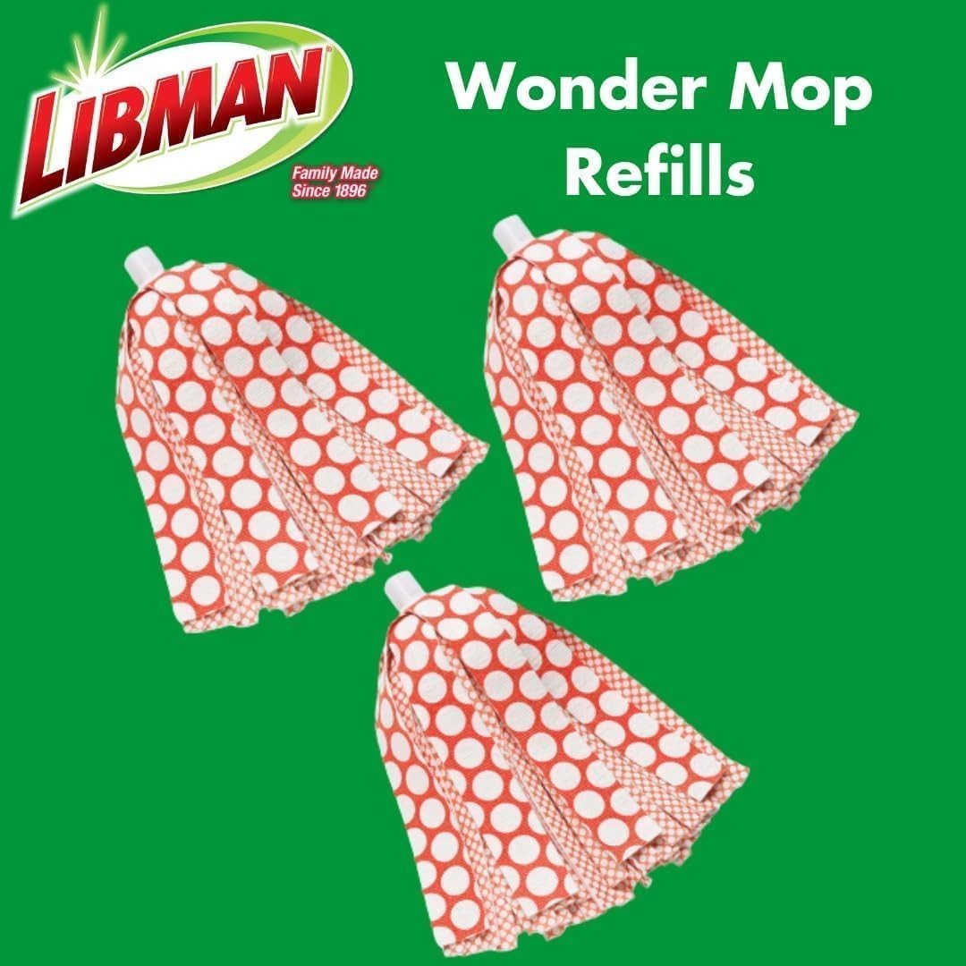 Libman Wonder Mop Head Replacement | Absorbent Microfiber | Self Wringing | B…