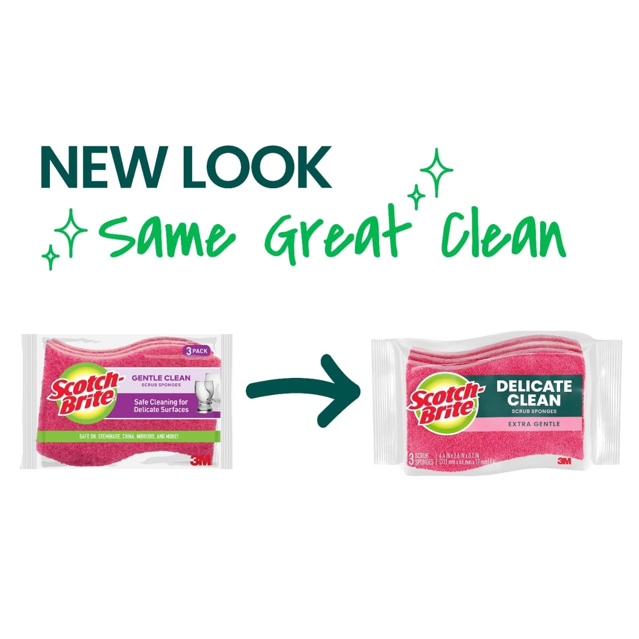 ScotchBrite ocelo NonScratch Foam Scrubber, 16 Count