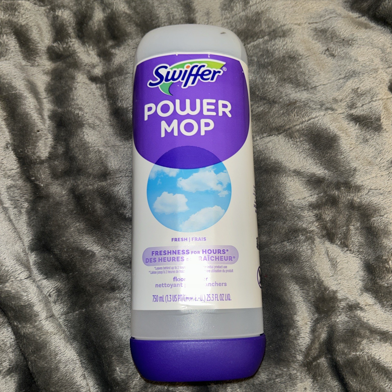 Swiffer Power Mop Refill Solution, Tile, Vinyl, Floor Cleaner, Fresh, 25.3 fl oz