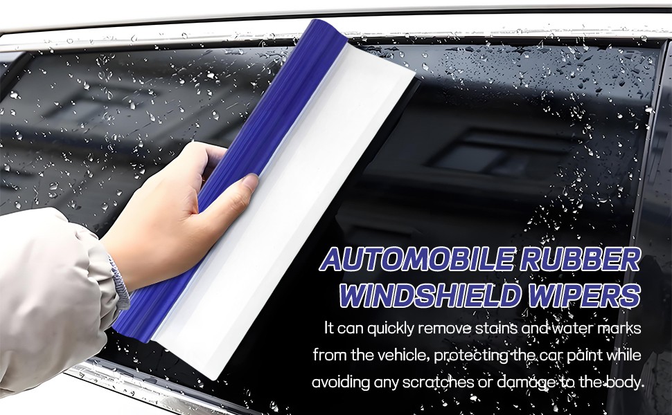 Professional Automotive Wiper Blade Squeegee, 12 inch 3-Layer Silicone Water