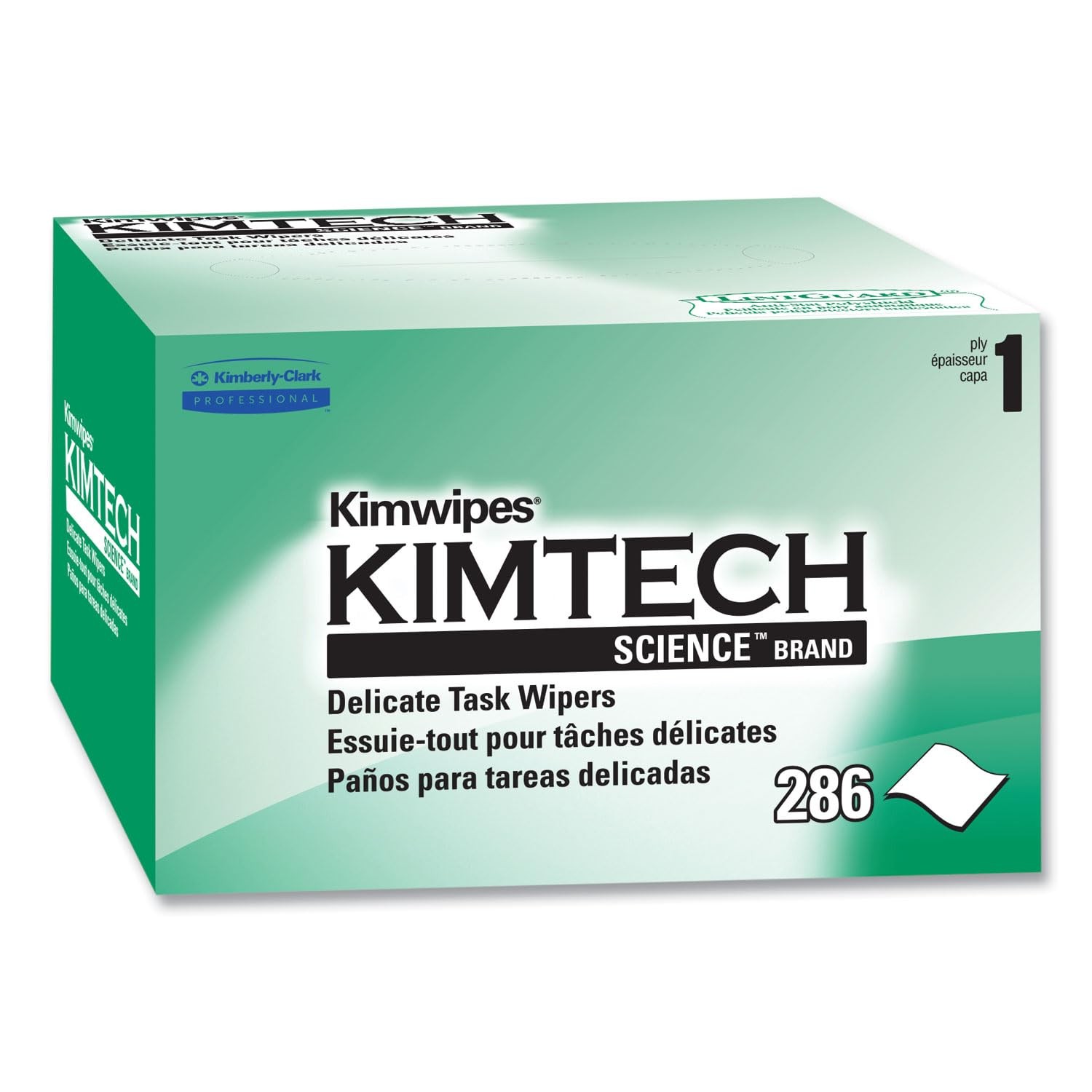 34155 Kimwipes 1ply Delicate Task Wipes 4.4 X 8.4 Tissue pack Of