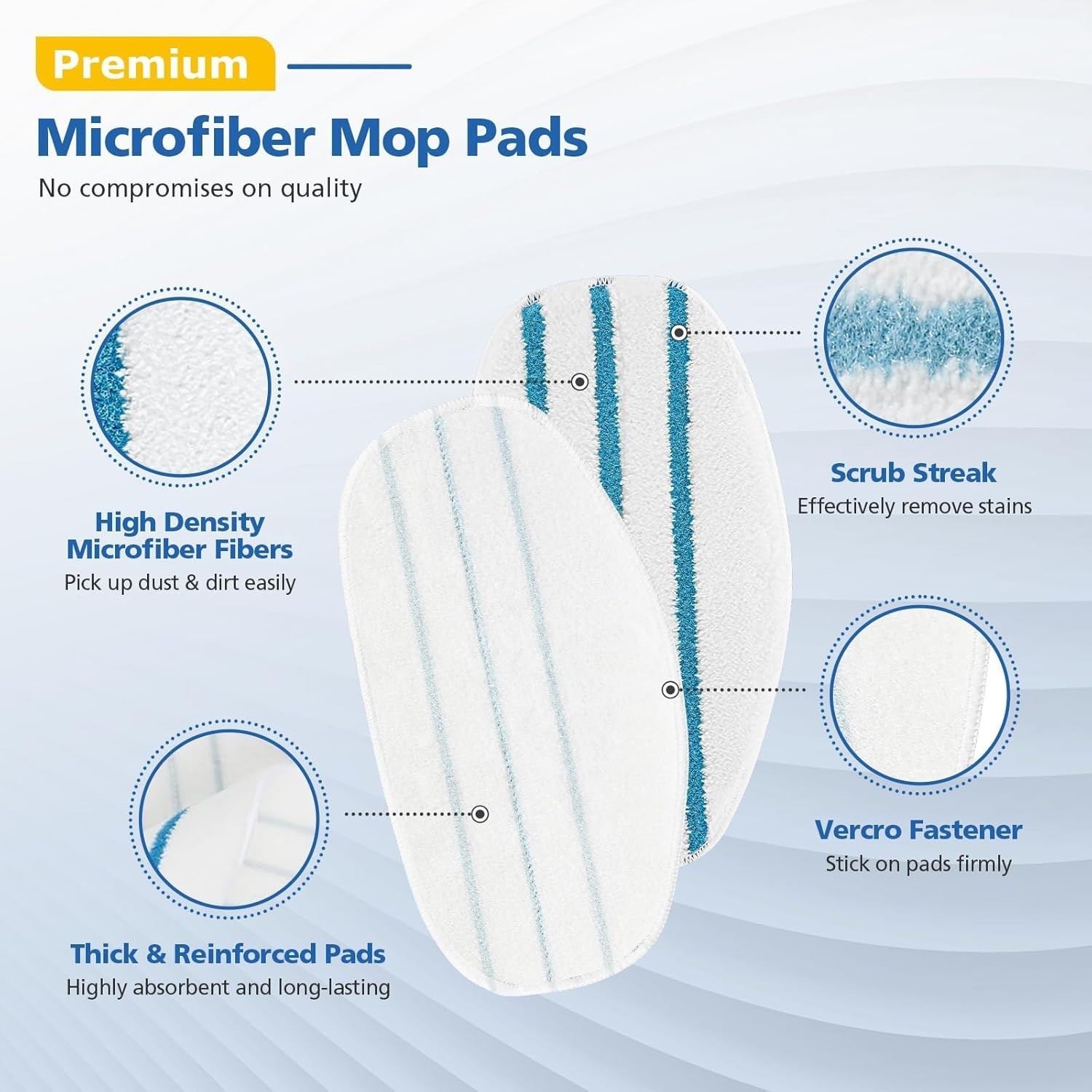Modern Design Mop Pads – Compatible with New Version