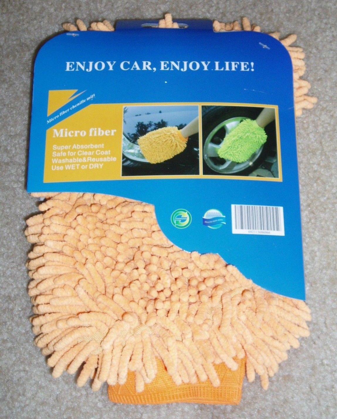 50pcs High Quality Large Chenille Microfiber Cleaning Wash Mitt