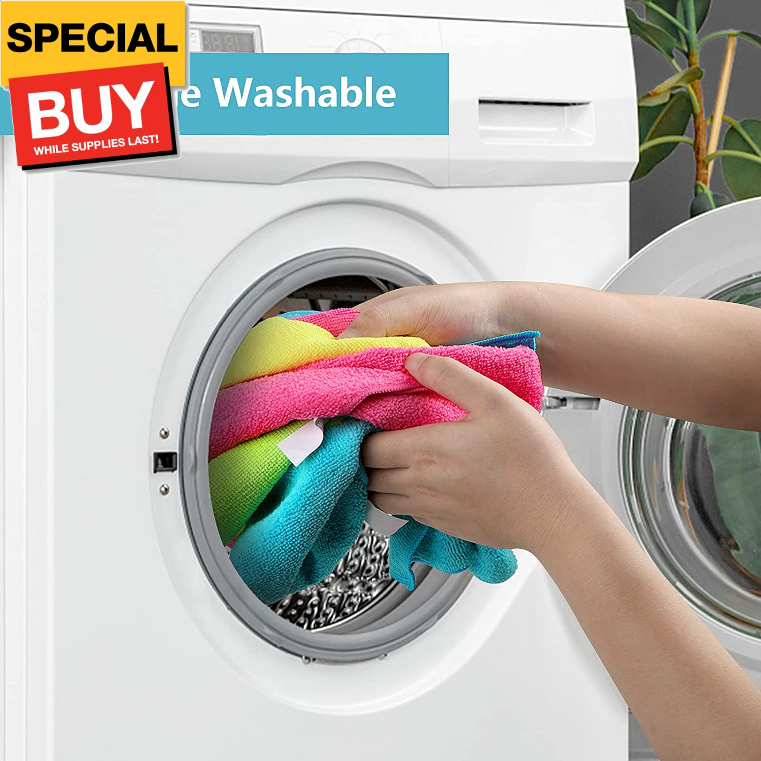 Microfiber Cleaning Cloth,12 Pack Cleaning Rag,Cleaning Towels with 4 Color Asso