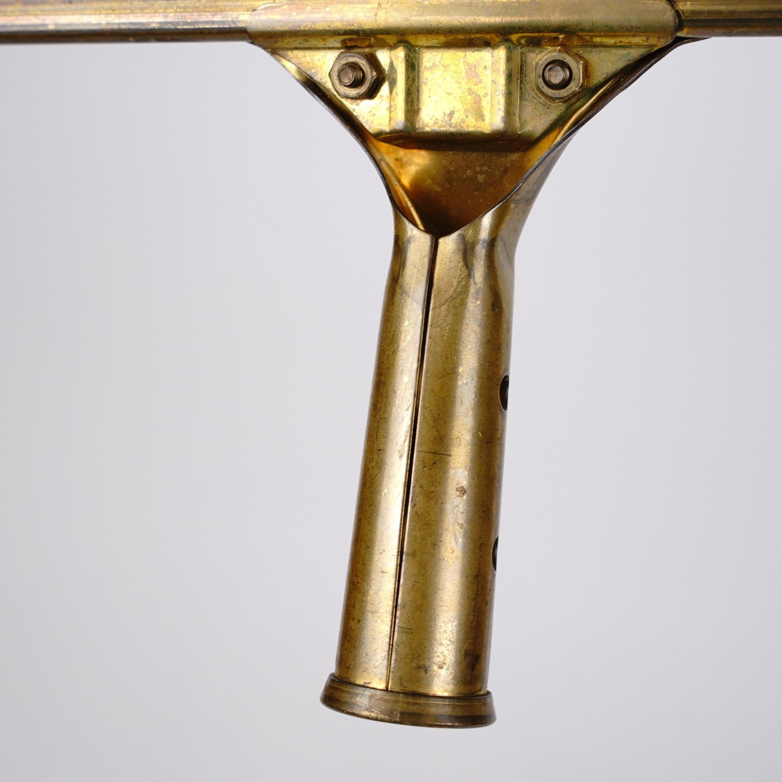 Vintage Ettore Brass Master Squeegee 13.5″ Window Cleaning Tool Made in USA