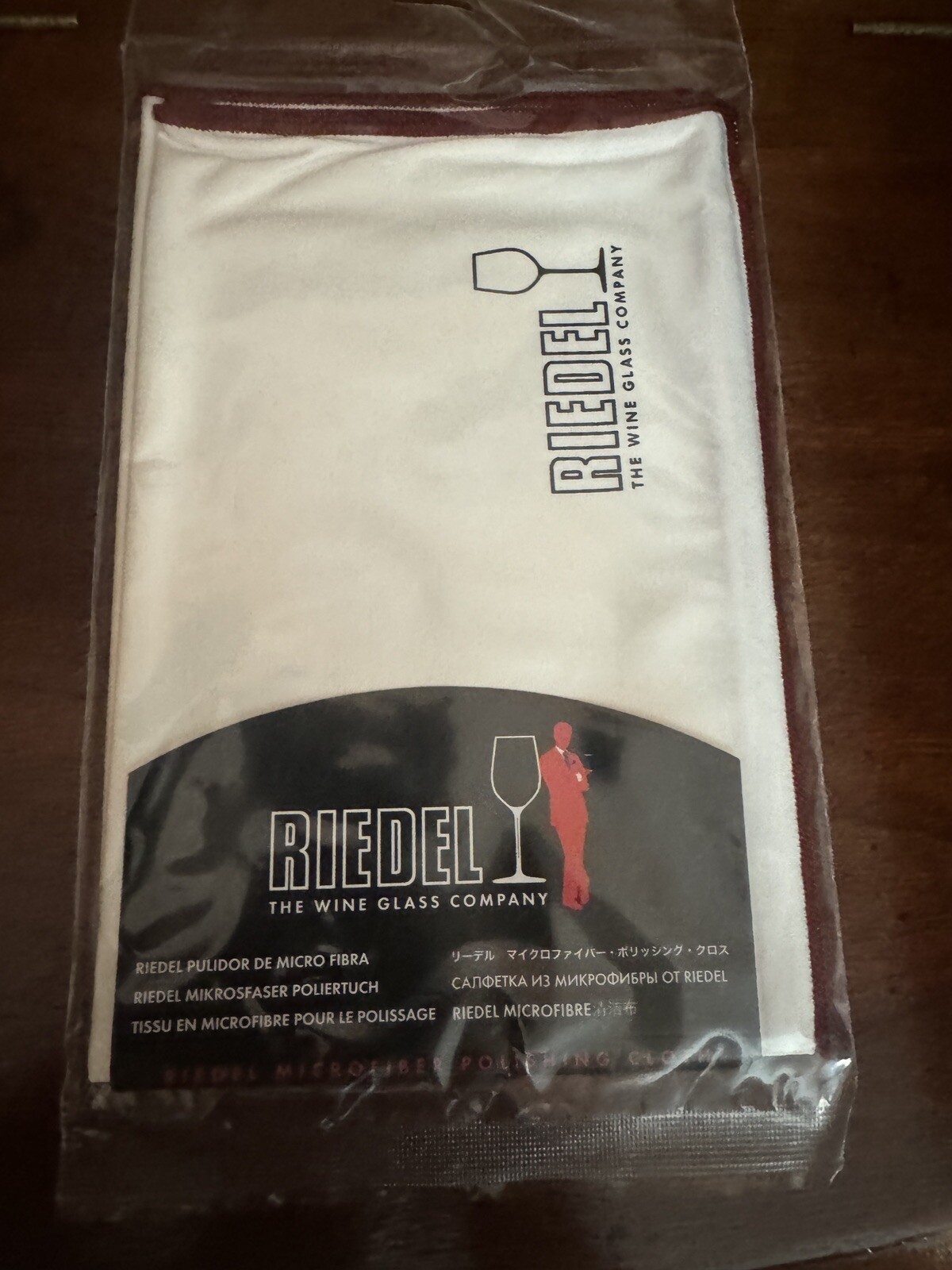 Riedel The Wine Glass Company Microfiber Polishing Cloth NEW IN PACKAGE 1 Count
