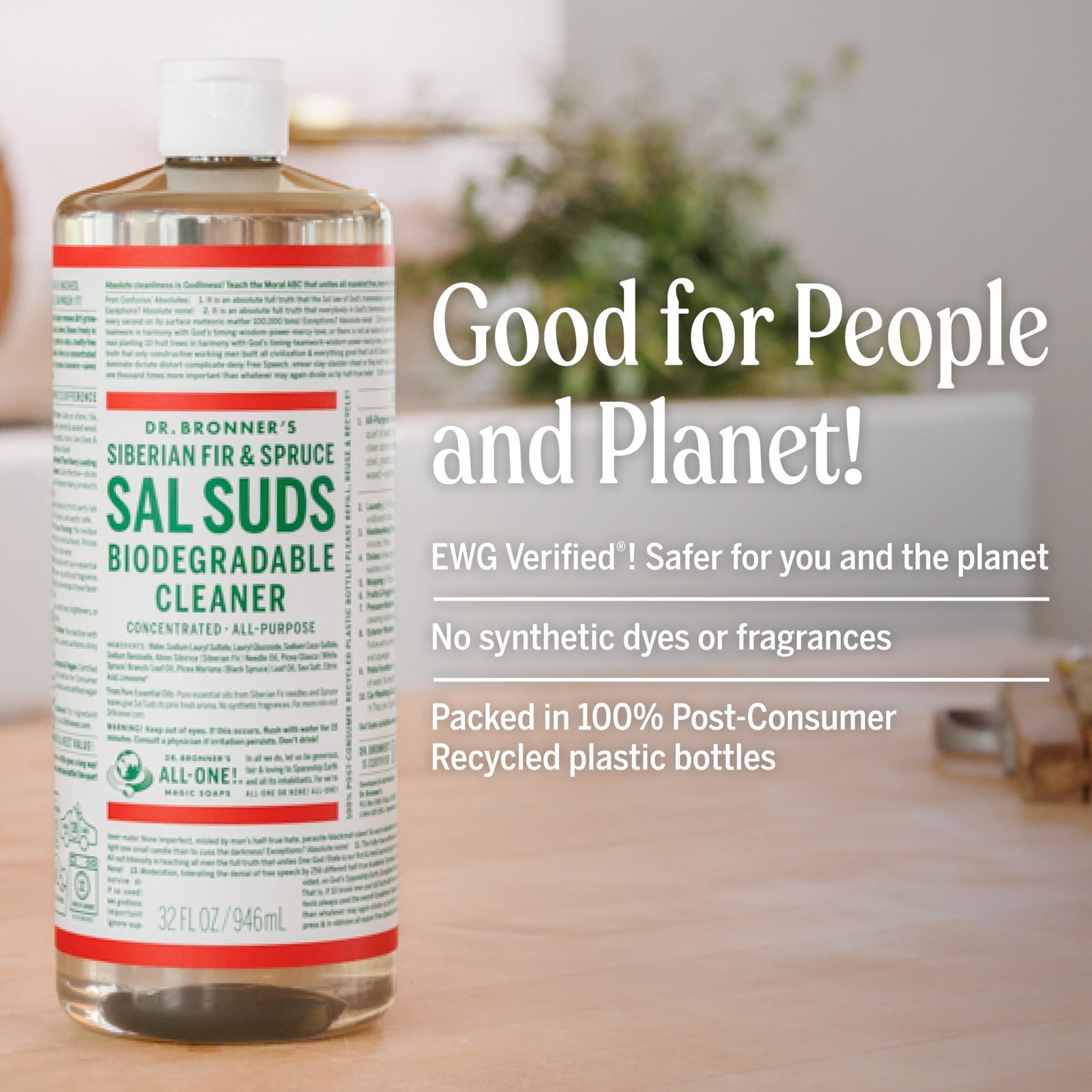 Dr. Bronner’s Sal Suds Biodegradable Cleaner (16 Ounce, 16 Fl Oz (Pack of 2)