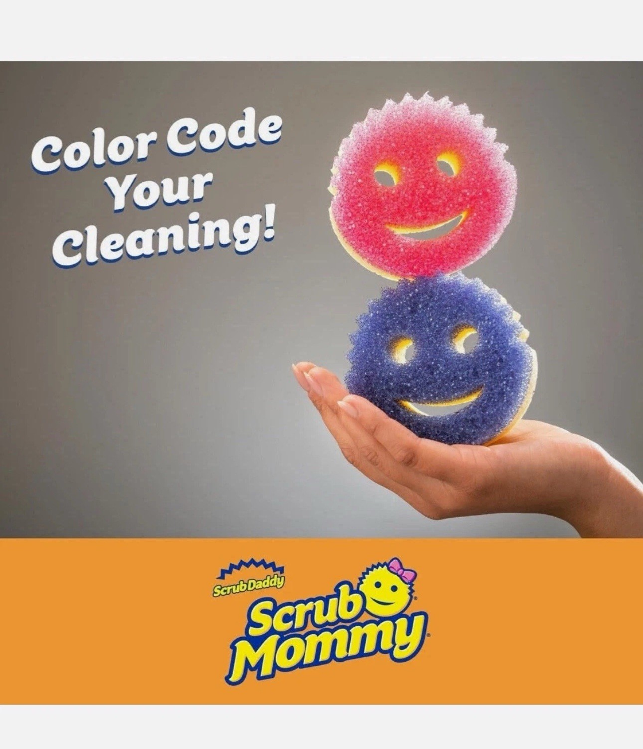 Scrub Mommy Dual Sided Sponge 3 Count