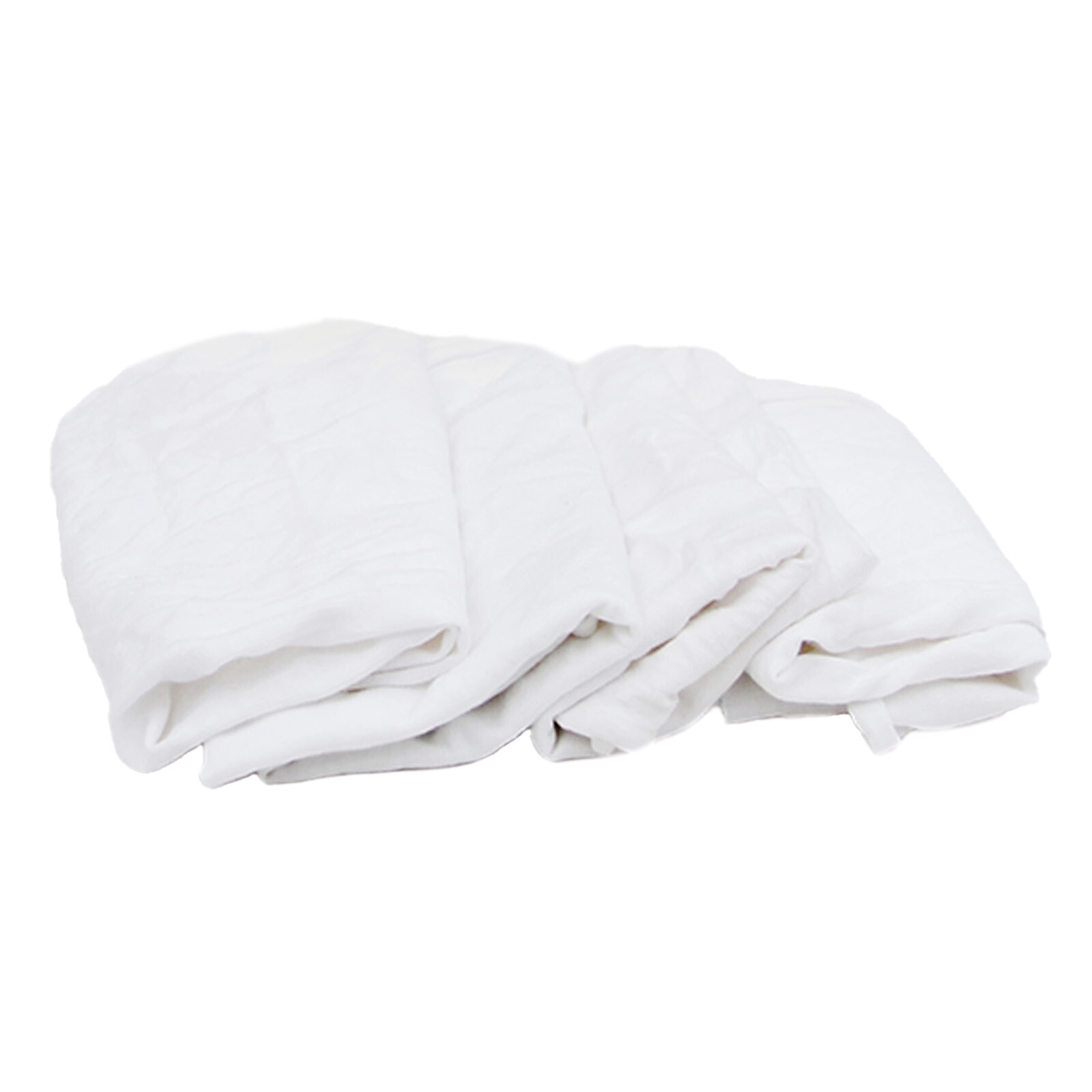 Premium White Knit T-Shirt Cotton Cleaning Rags – Multipurpose Cleaning Cloths