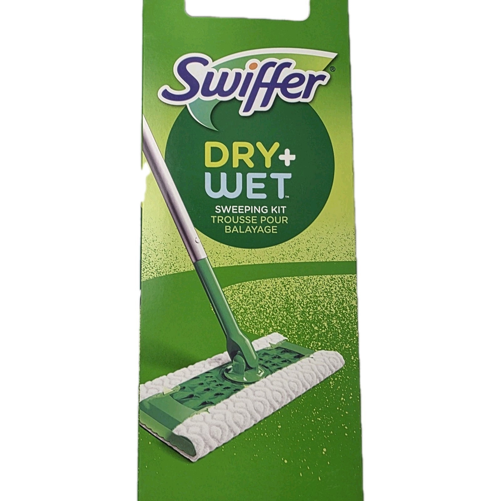 Swiffer Sweep + Mop,Broom & Mop Alternative,Dry & Wet Floor Cleaner,Fresh Scent
