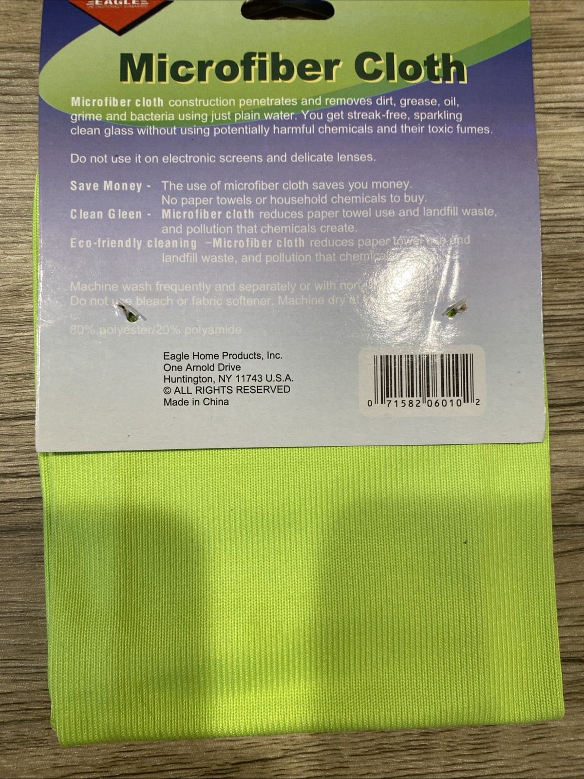 Clean Gleen Microfiber Kloth for cleaning glass/mirror/windows-Eagle Home