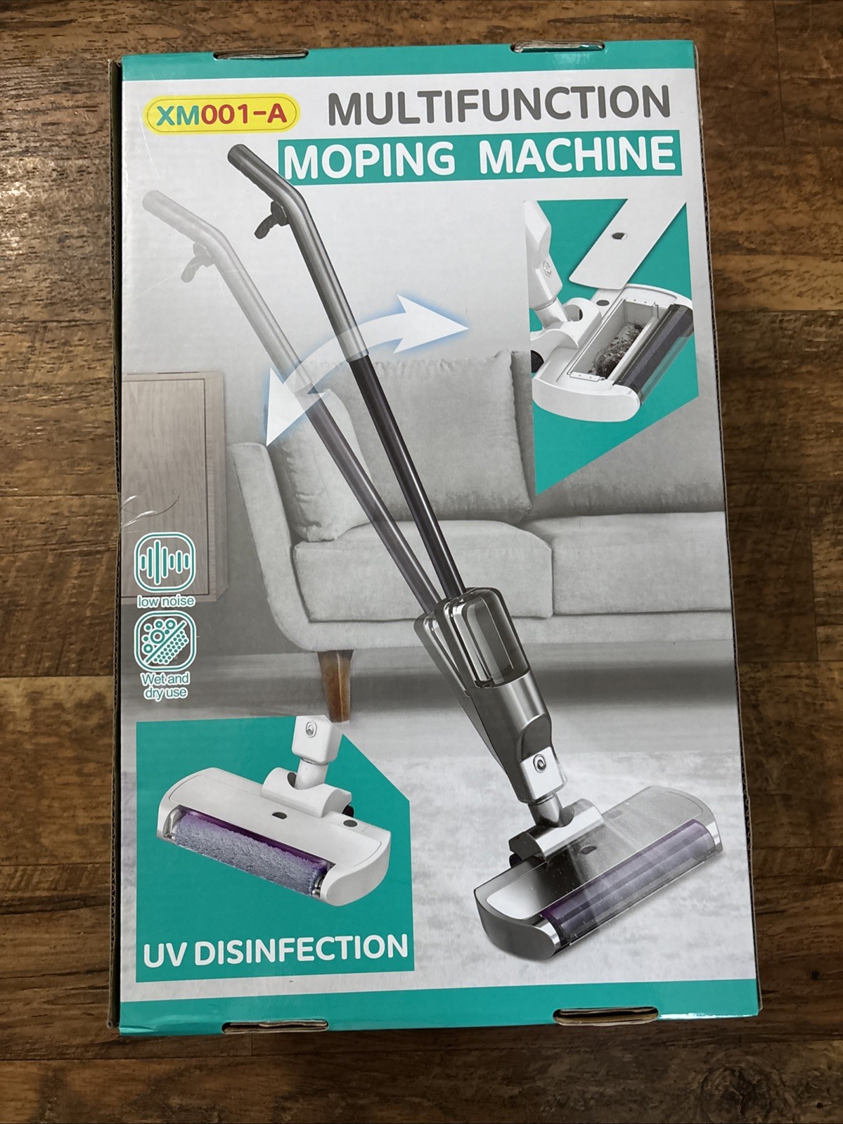 Multifunction Cordless Moping Machine UV Disinfection Wet Dry