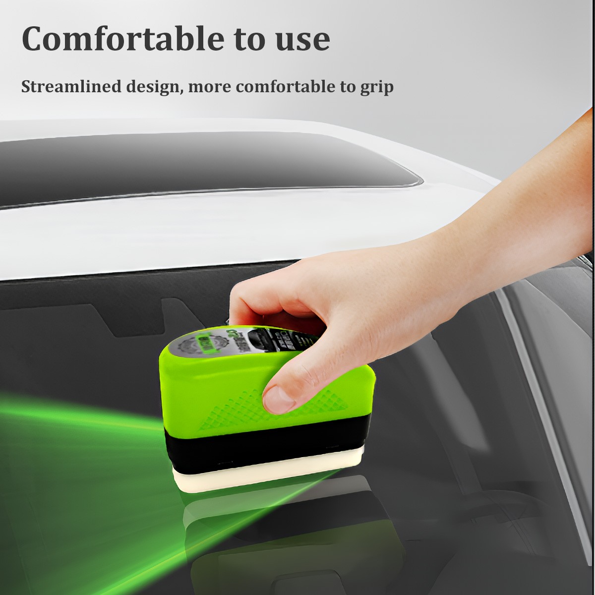 2Pcs Car Window Windscreen Glass Oil Film Automotive Clean Brush Remover Cleaner