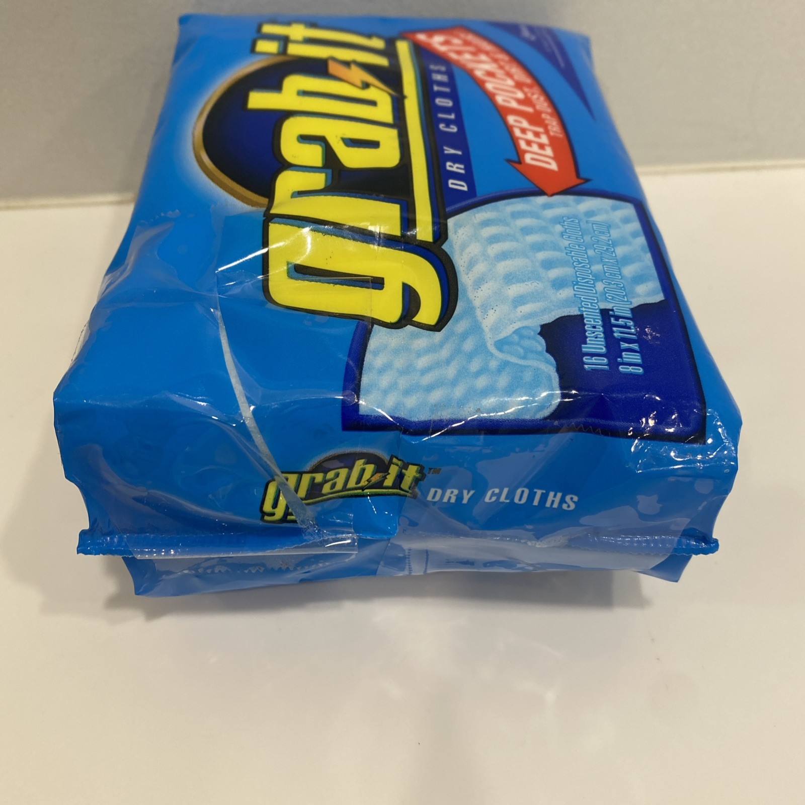 Pledge Grab It Dust Allergen Dry Cloths Unscented 16 New Discontinued