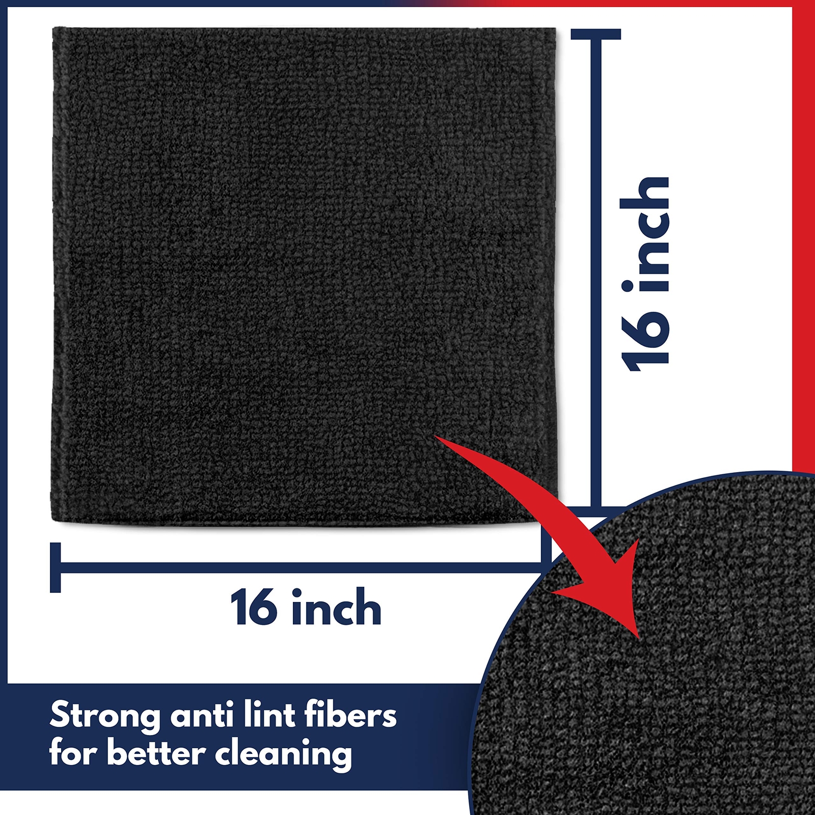 12 Pack Microfiber Cleaning Cloth 1200 Washes Ultra Absorbent Towels for Car