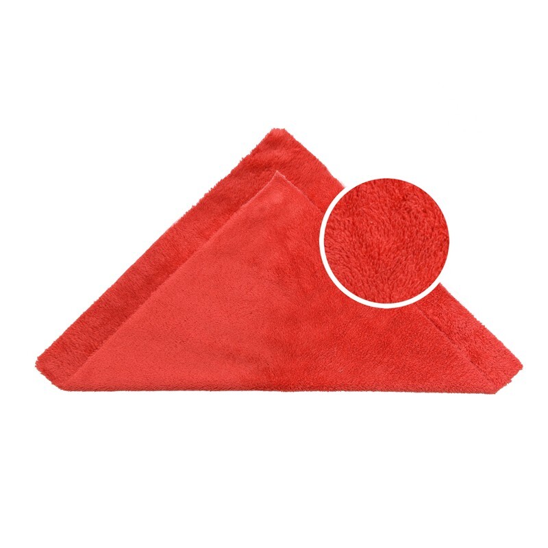 450 GSM Premium Plush Microfiber Towel Professional car Wash Drying Cleaning Red
