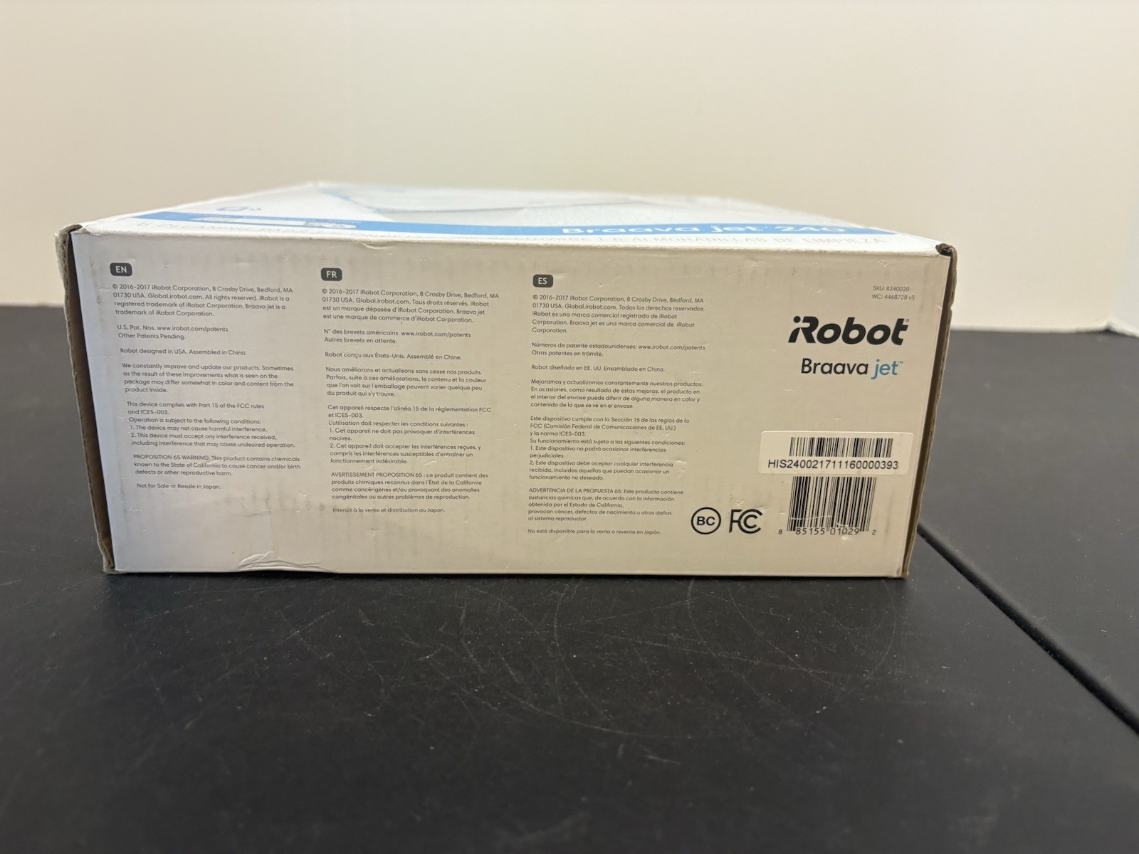 iRobot Braava Jet 240 White Mopping Robot -Works