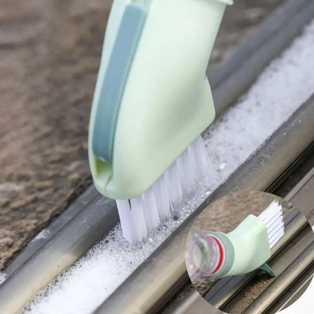 2-in-1 Bottle Cleaning Brush Creative Multifunctional Gap Brush Kitchen Tool NEW