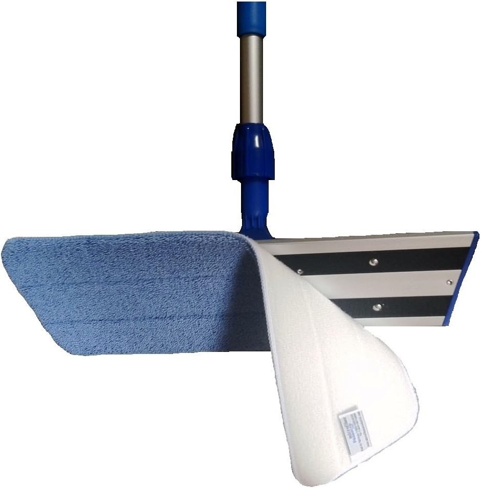 16 inch Commercial Professional Microfiber Mop Kit with Two Microfiber Mop Pa…