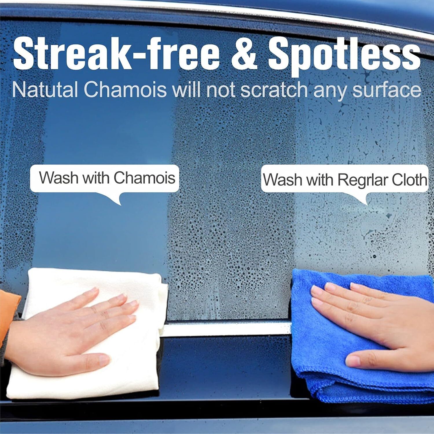 Chamois Cloth For Car – Drying Towel Shammy Towel Natural Real Leather Washing C