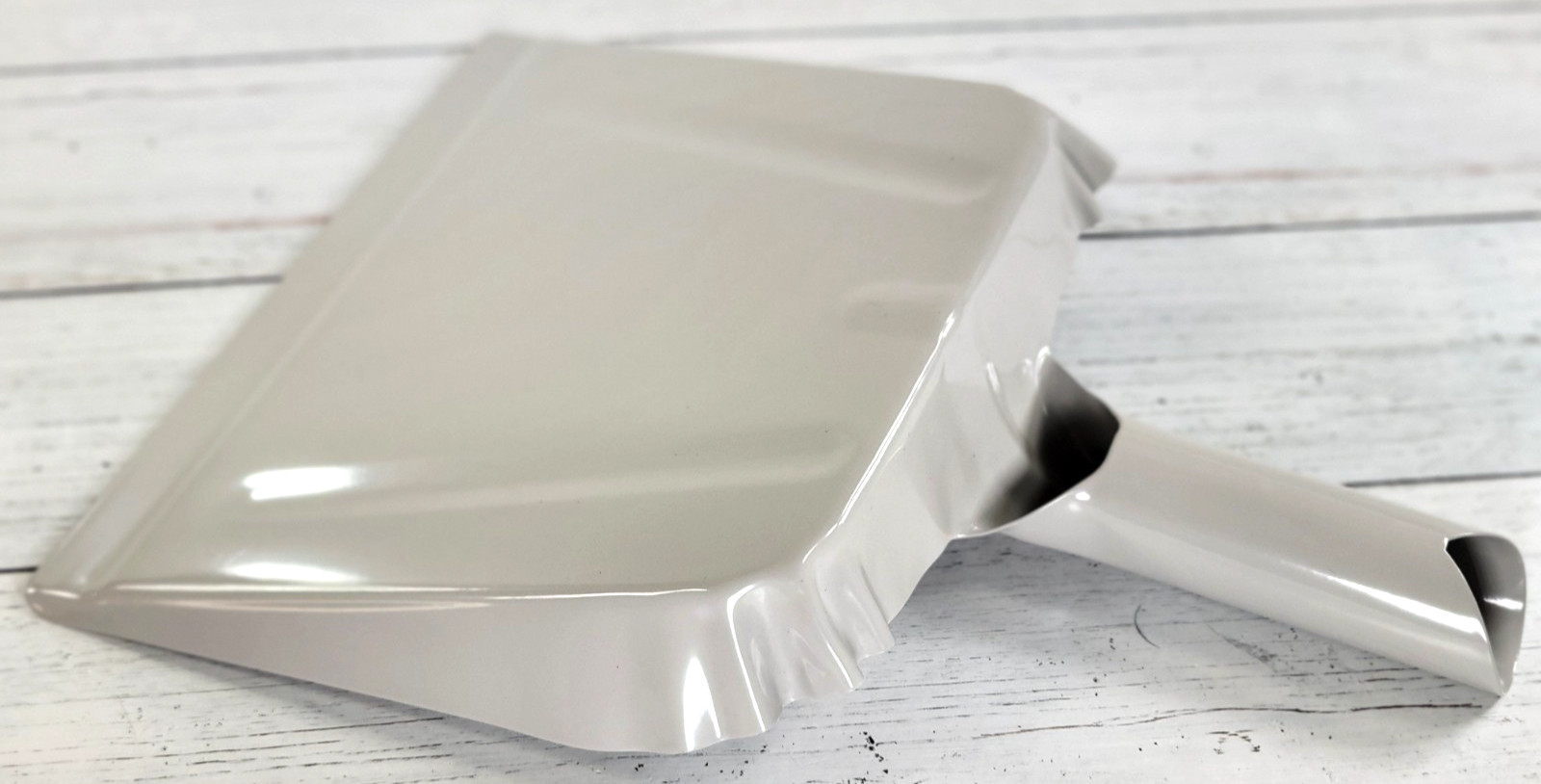 Steel Dust Pan Quickie BULLDOZER Commercial Duty Dust Pan, Gray