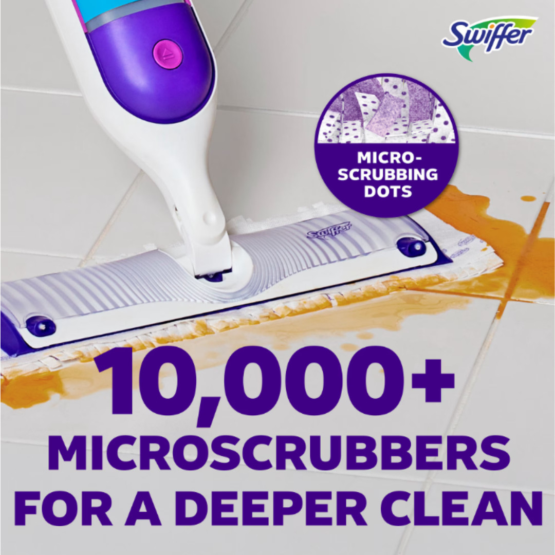 Swiffer Power Mop Set, Floor Cleaner for Tile, Vinyl, Laminate, Wood