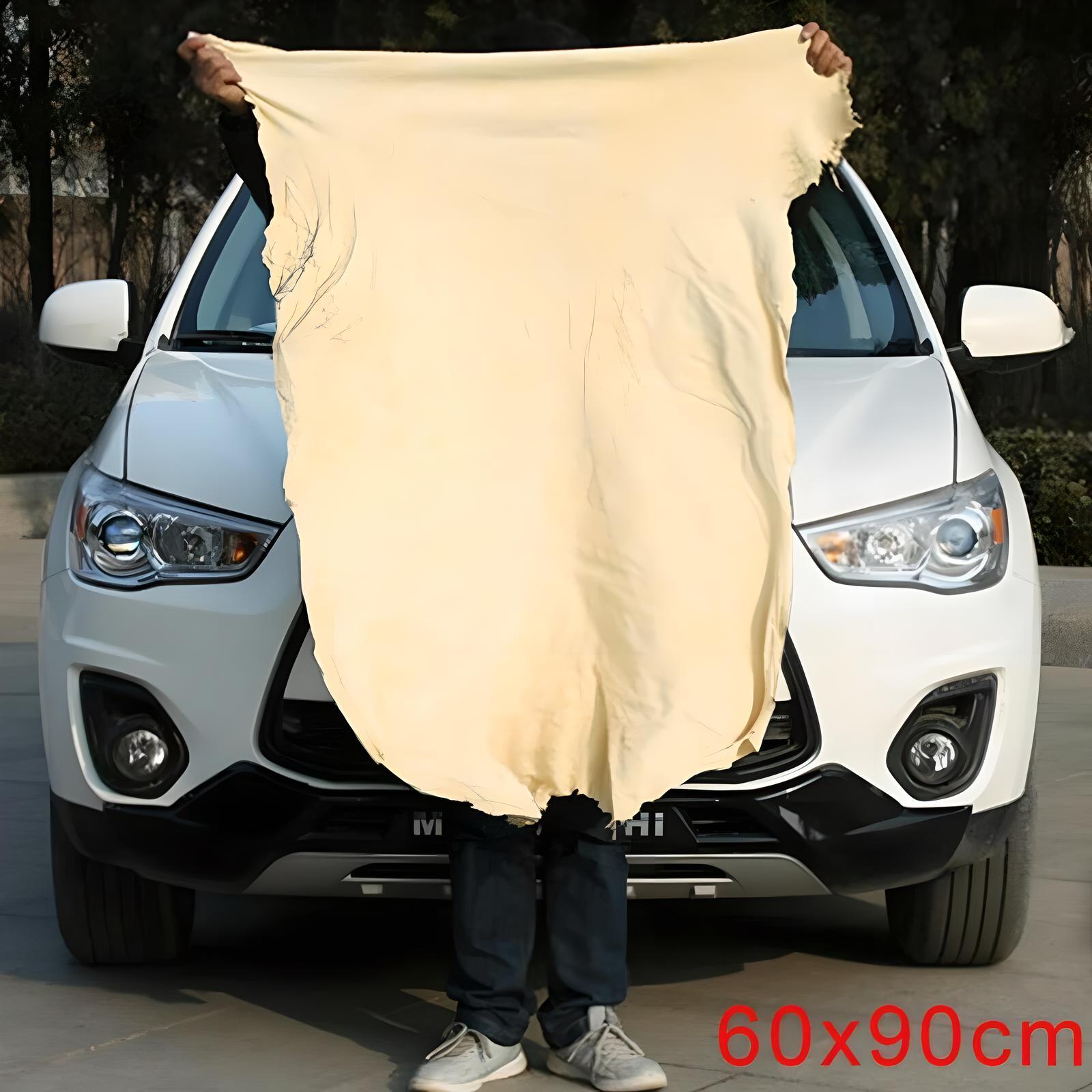 Car Cleaning Cloth Washing Absorbent Drying Shammy Towe Natural Chamois Leather