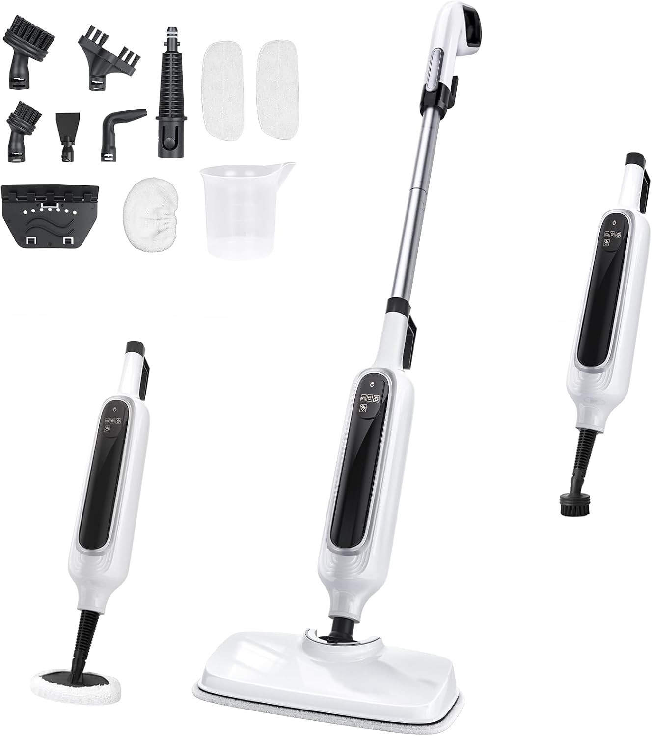 High-Temperature 12-in-1 Steam Cleaner – Fast Heating & Versatile for All Floors