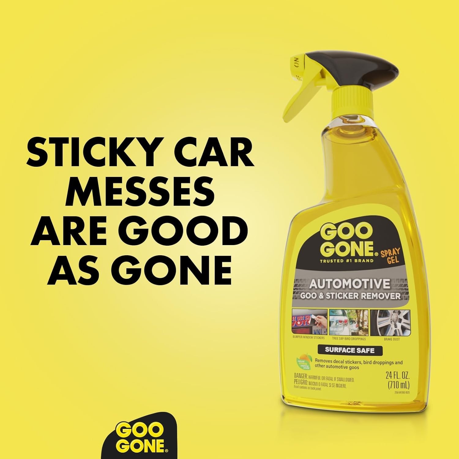 Automotive Adhesive Remover, Goo & Grime Cleaner for Bumper Stickers, Decals,…