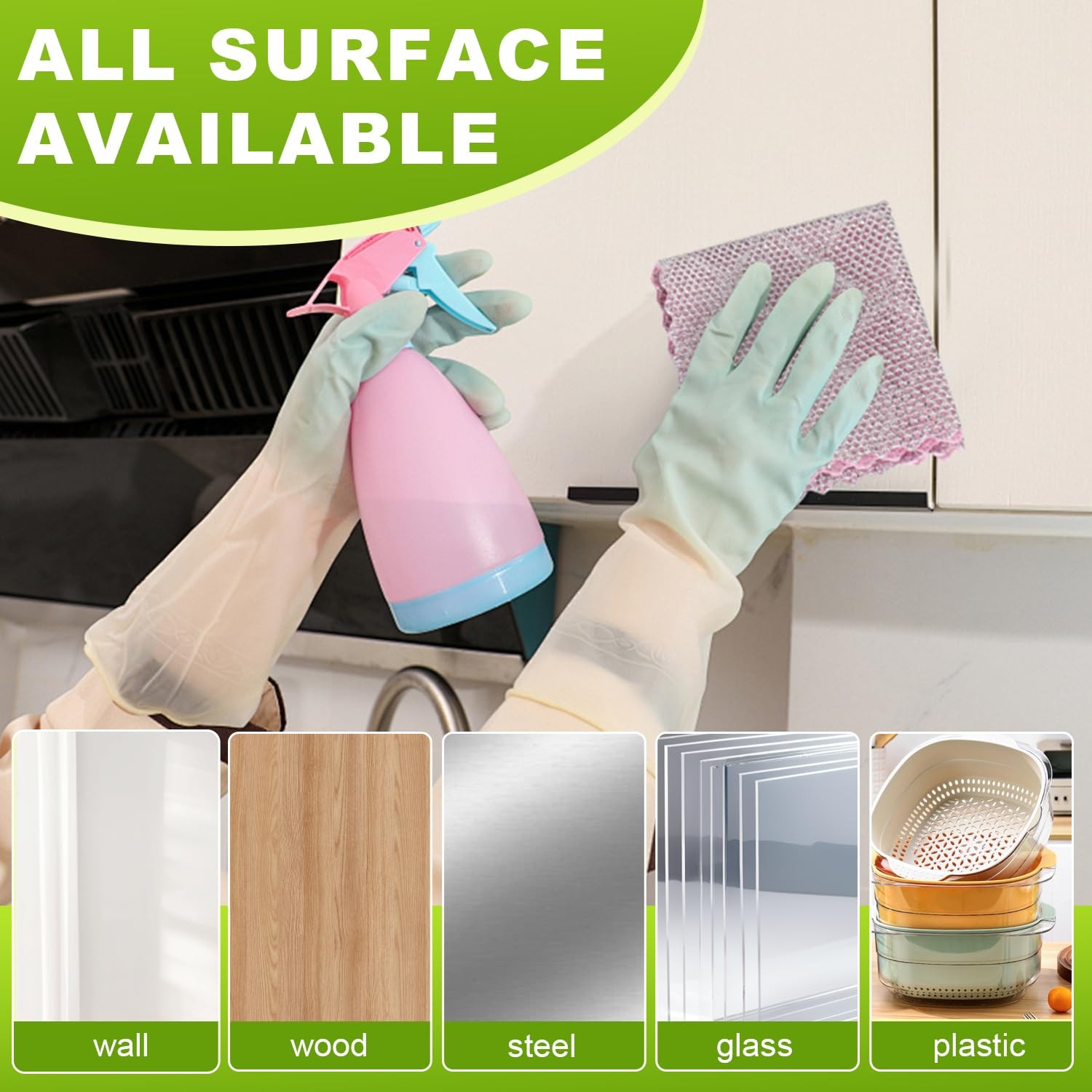 12 Pcs Multipurpose Wire Dishwashing Rag, Upgraded Double-Layer Non-Scratch W…