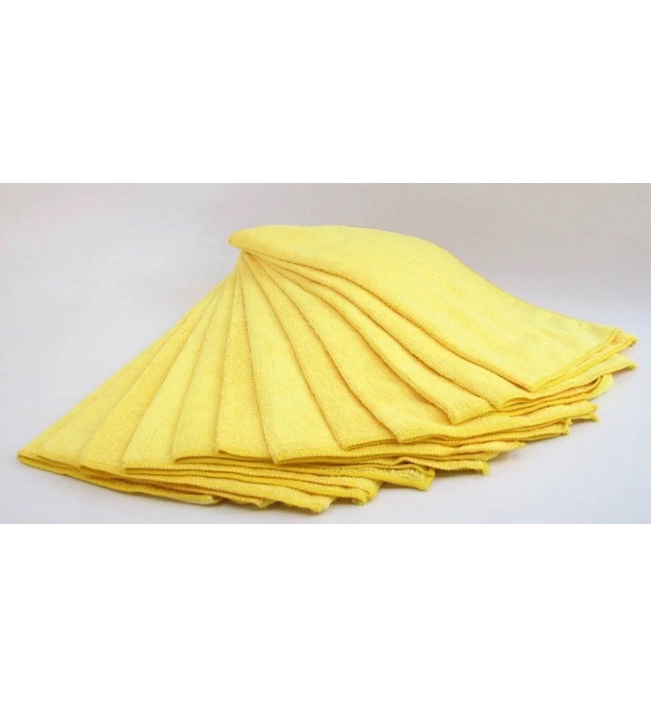 Kirkland Signature Ultra Plush Microfiber Towel, Yellow, 16 in X 16 In, 36-Count