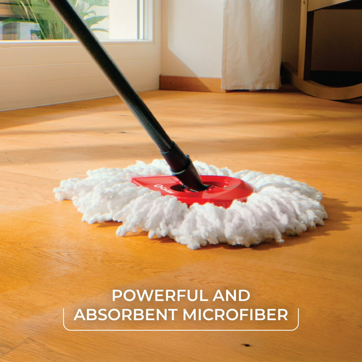 2 Pack O-Cedar EasyWring Spin Mop & Bucket System Microfiber Floor Cleaner