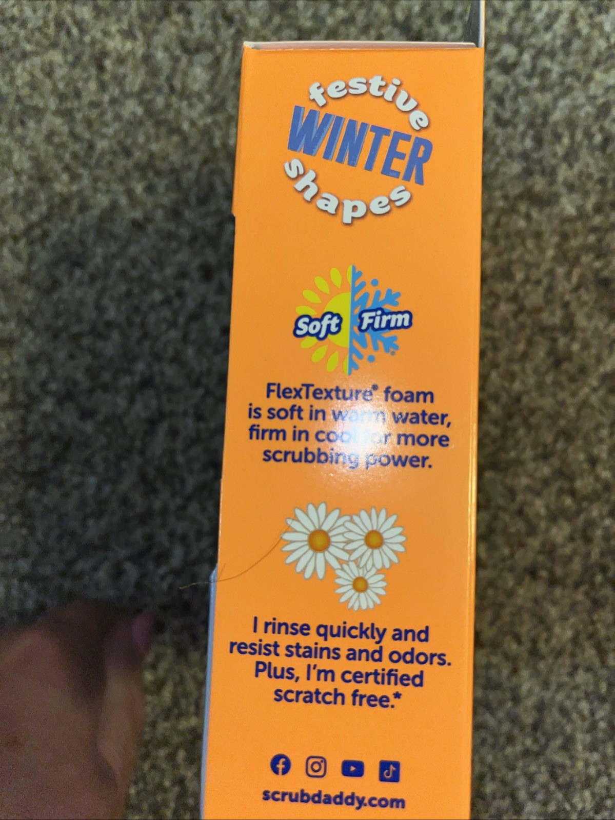 Scrub Daddy Winter Shape Holiday Christmas Tree Special Edition New In Box