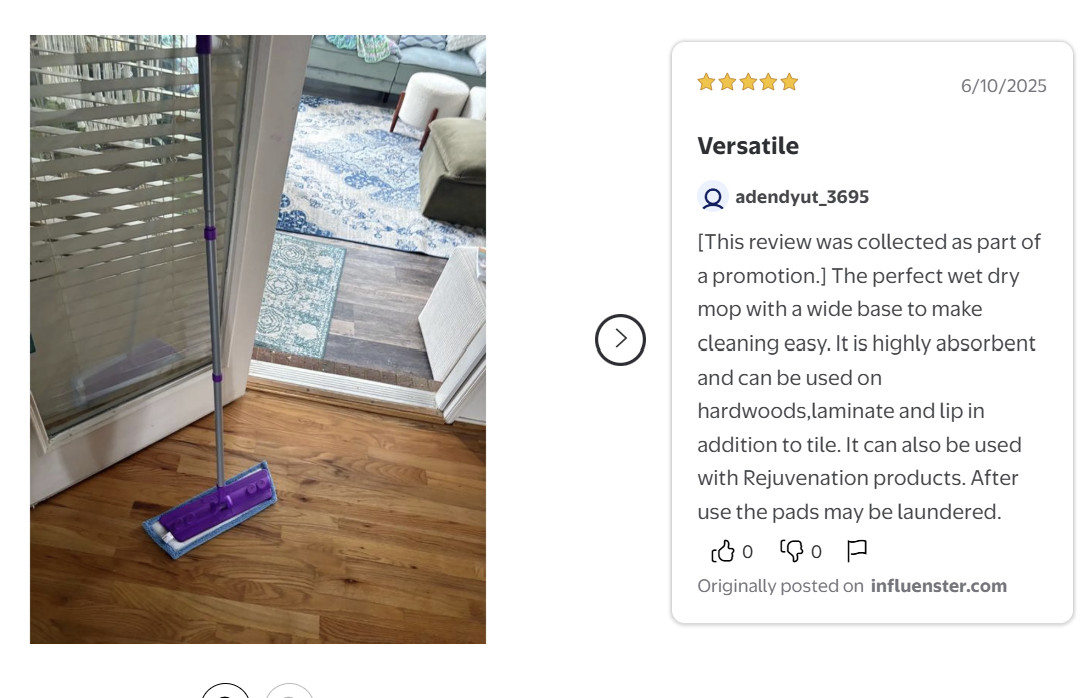 Rejuvenate Microfiber Mop Kit with Reusable Pad, 1 Count