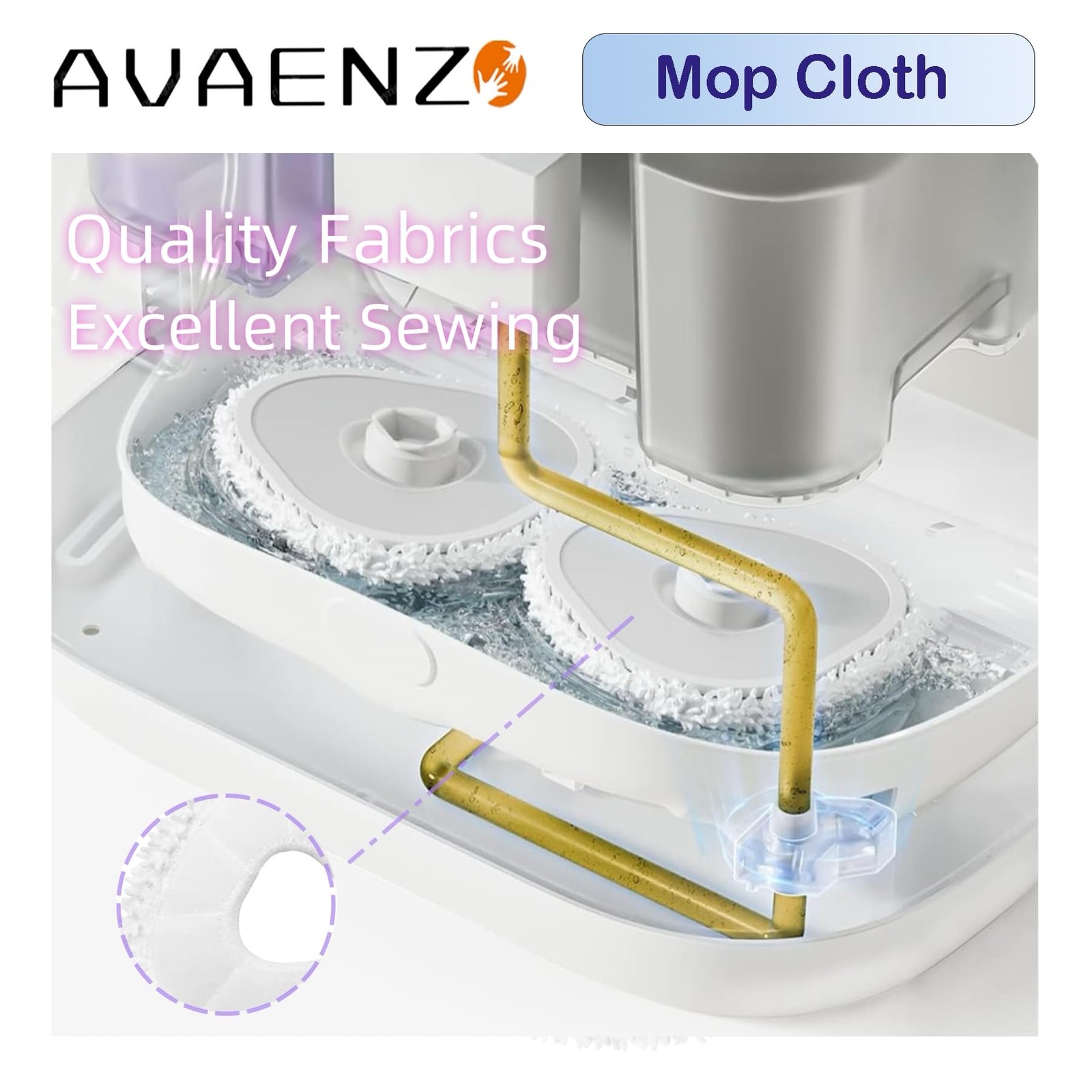 12 Pack Mop Pads with Narwal Freo X/Z Ultra Z10 Freo J3 J4 YJCC012 YJCC015 Mi…