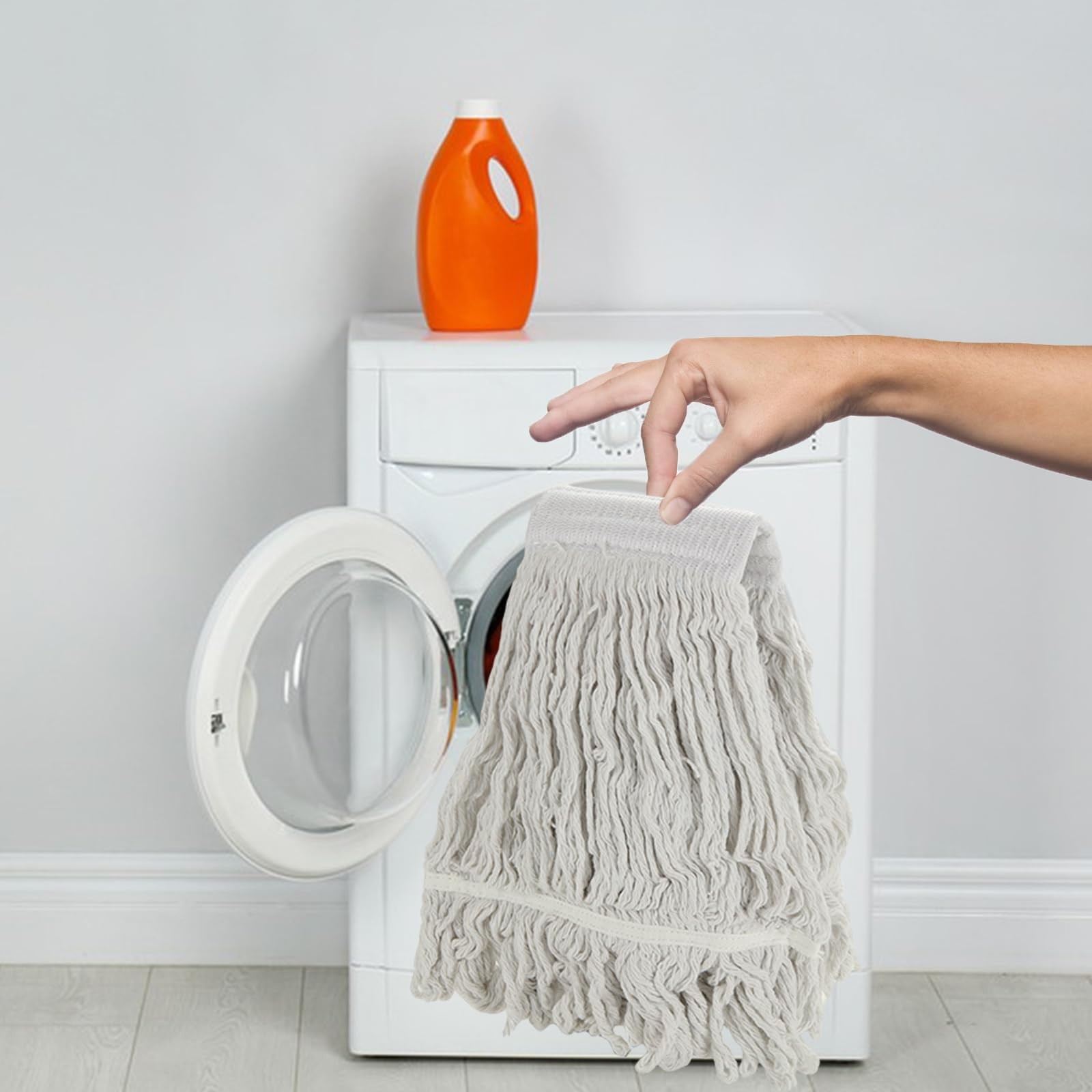 10 Pcs 16oz Mop Head Commercial Heavy Duty Mop Head for Floor Cleaning Wet In…