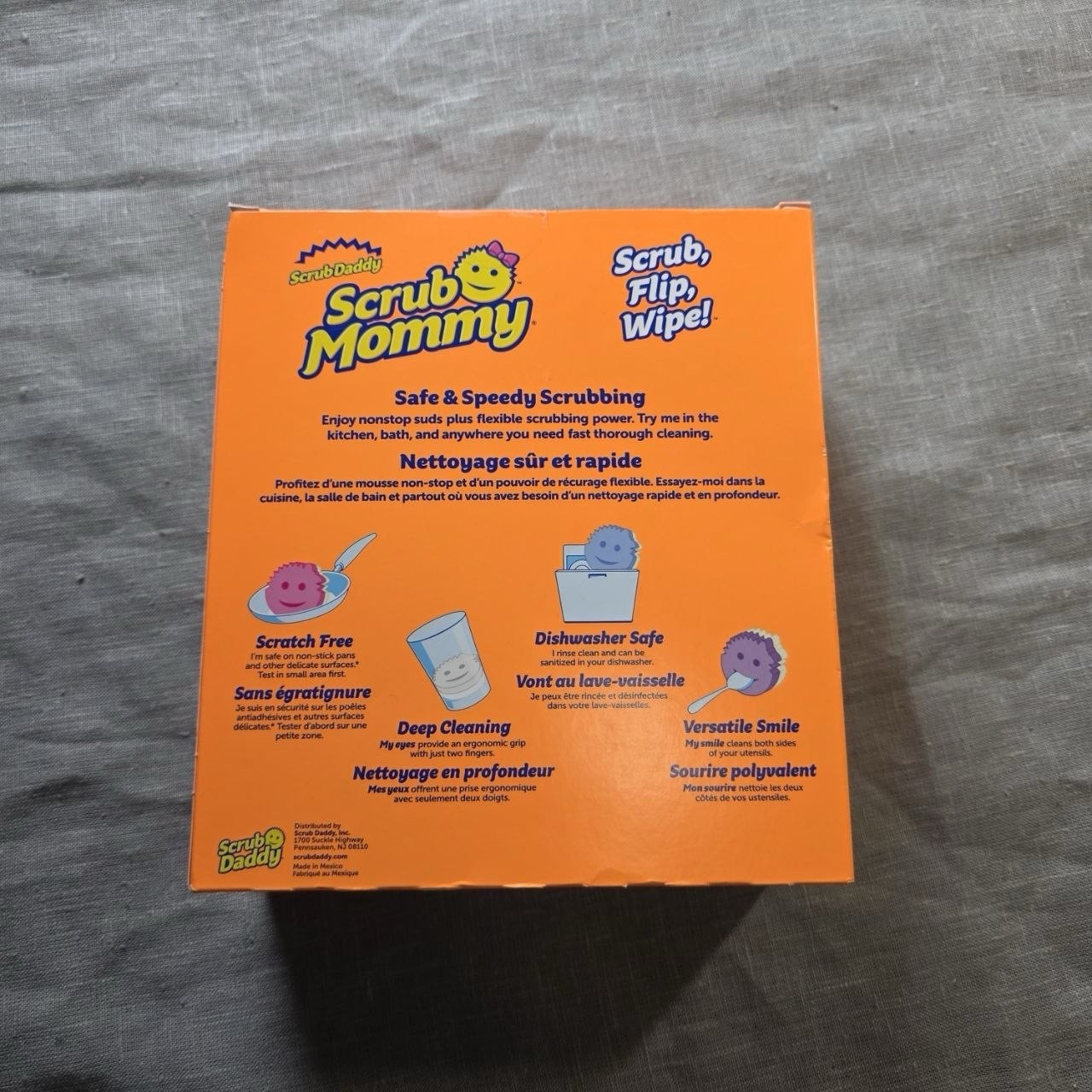 Scrub Mommy Dual-Sided Scrubber Sponges 8 Pack Scratch Free New Sealed