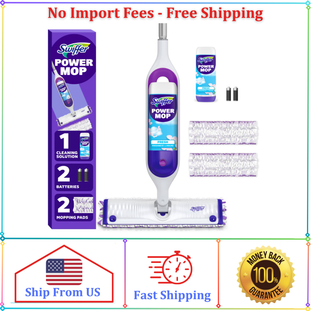Swiffer Power Mop Set, Floor Cleaner for Tile, Vinyl, Laminate, Wood