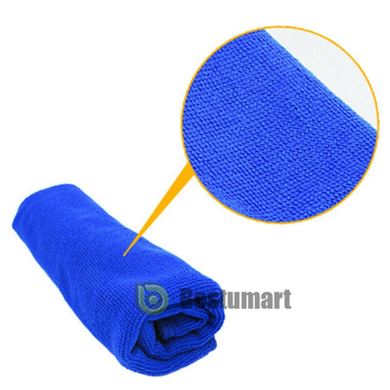 50/100x Microfiber Cleaning Cloth Towel No-Scratch Rag Car Polishing Detailing