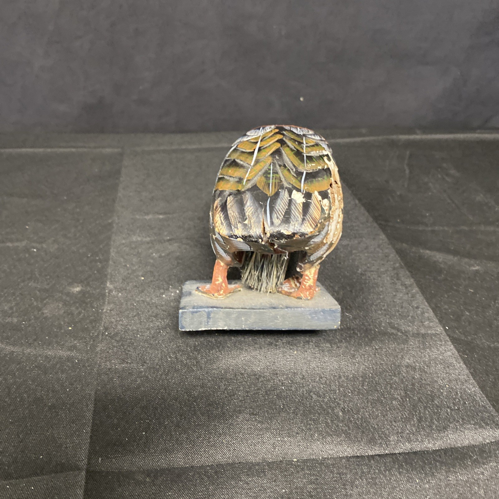 Duck-Shaped Vintage Brush And Holder- The Peoples Republic Of China