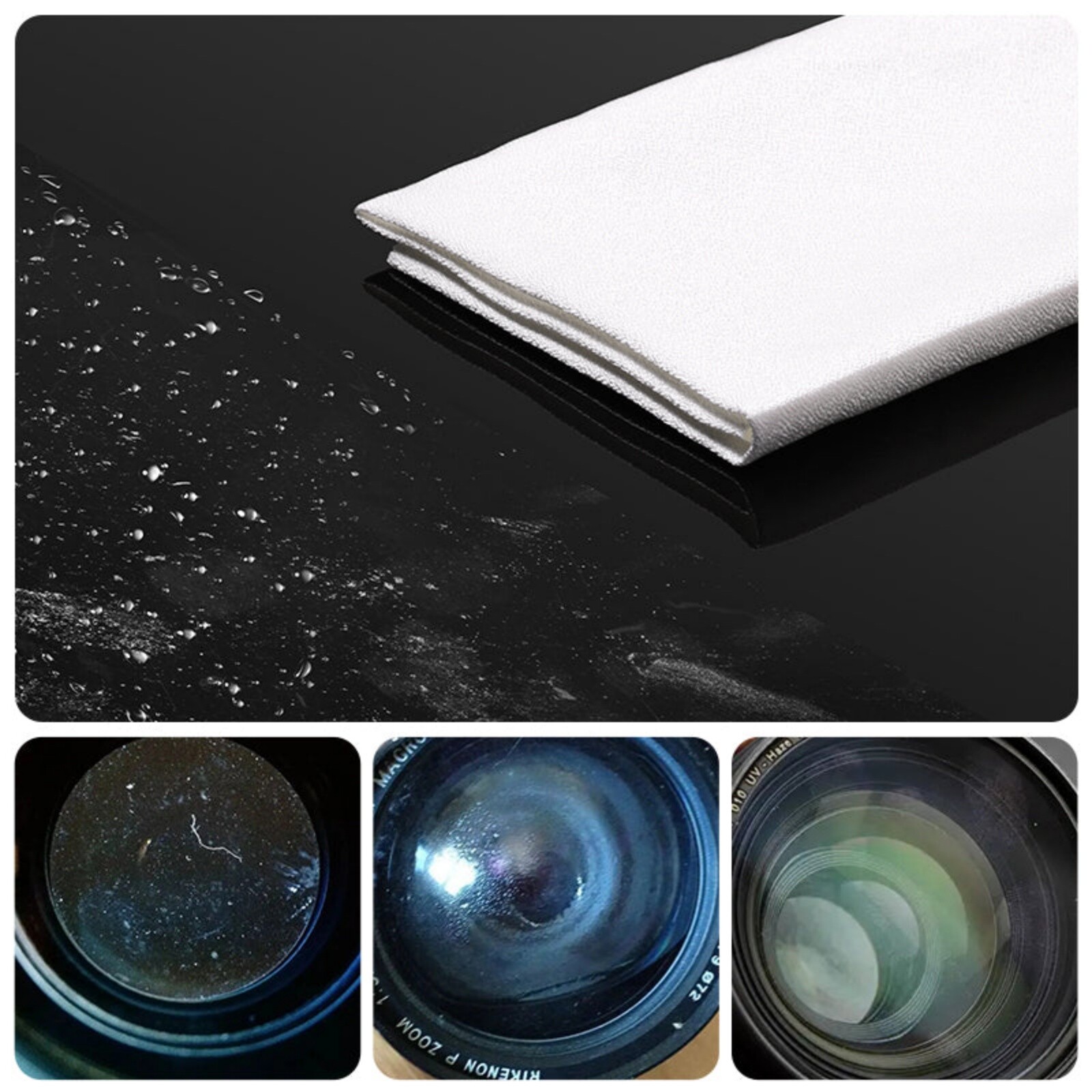 Ulanzi Microfiber Cleaning Cloth Dust-Free High-Density Lint-Free Anti-Static