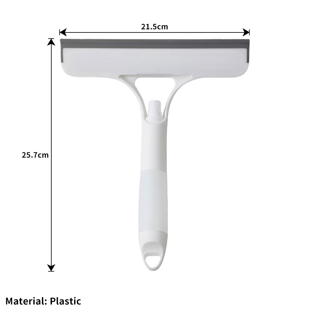 3 in 1 Spray Scraper Wipe Window Squeegee Glass Cleaner Shower Household Tools