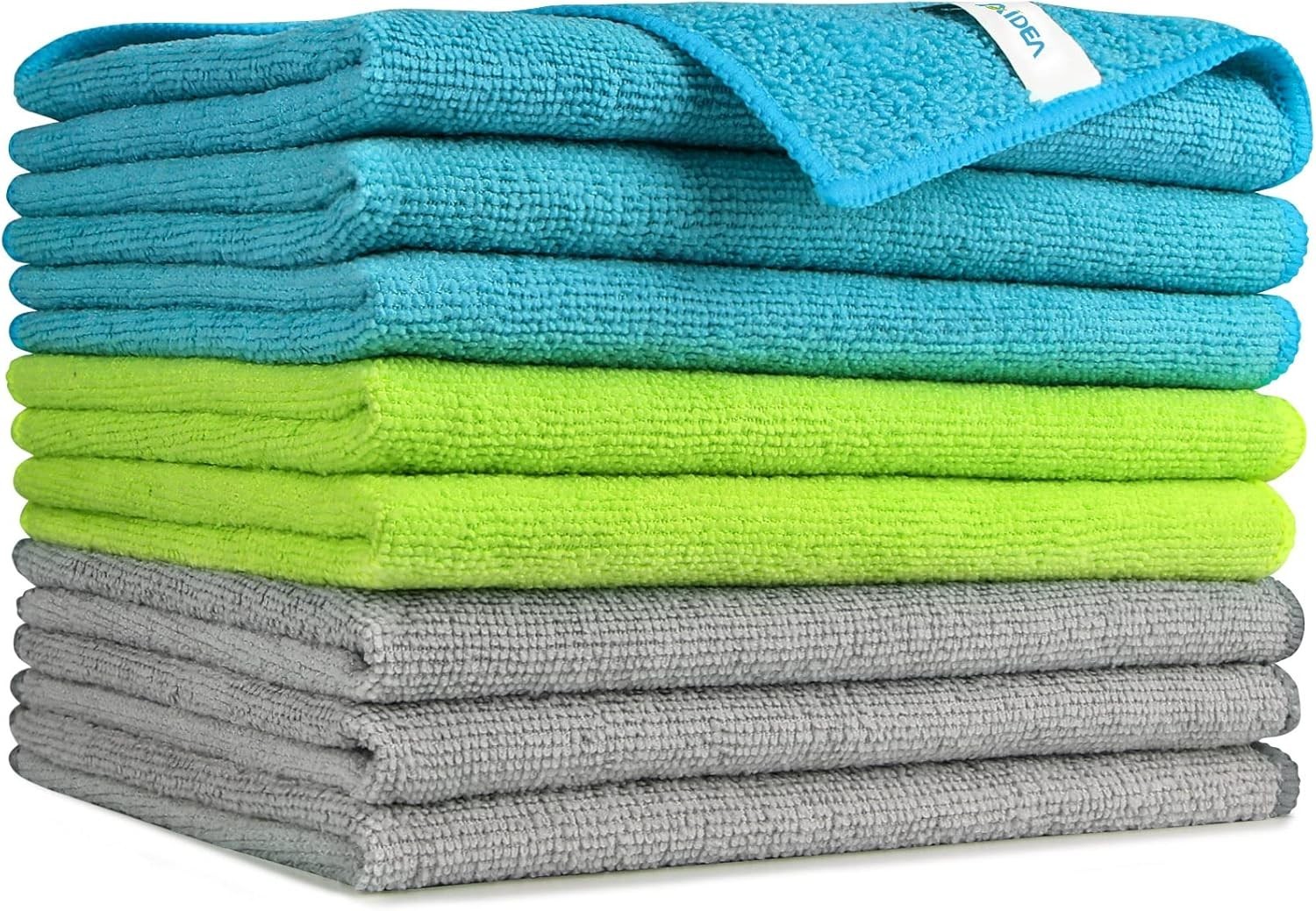 Soft & Scratch-Free Microfiber Cleaning Cloths – 8PK for Multi-Surface Cleaning