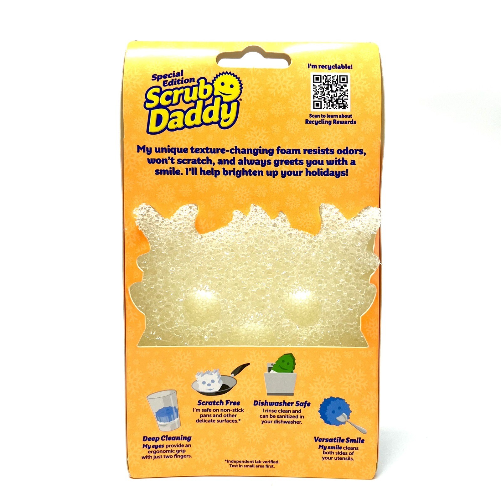 Scrub Daddy Special Edition Winder Holiday Reindeer FlexTexture Scrubber Sponge