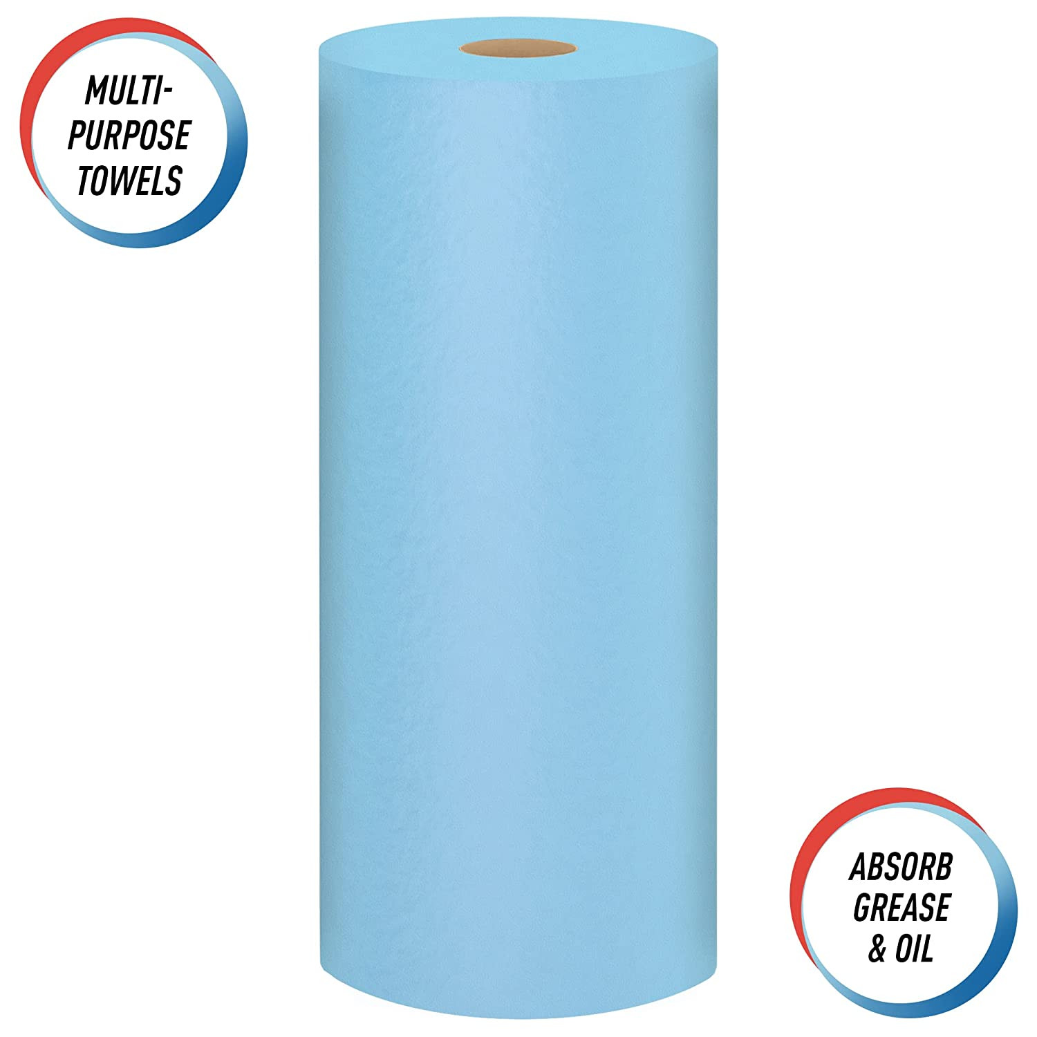 Scott 75130 Shop Roll Towels, DRC, 1-PLY, Blue, 30 Rolls (75130)