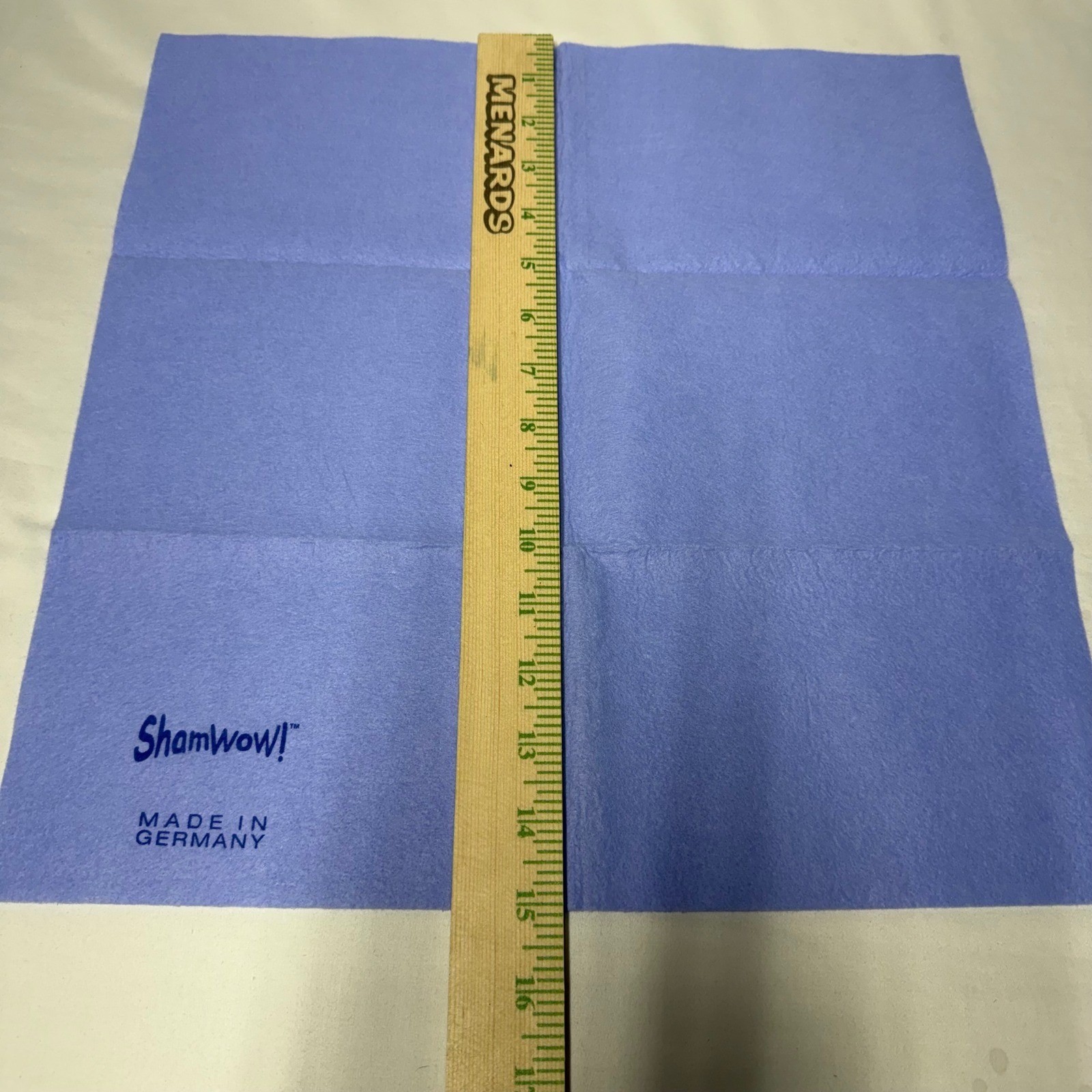 ShamWow 5 Piece Set Cleaning Cloths 3 Large Orange 2 Small Blue Made in Germany