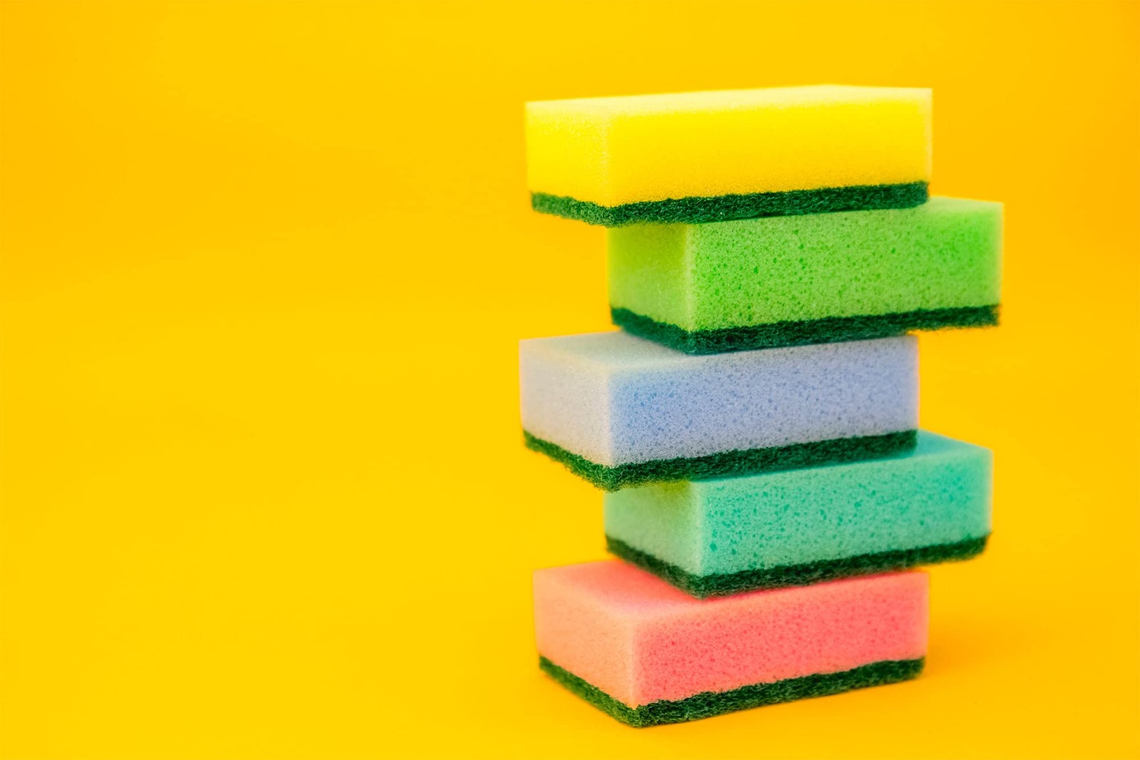 80 Kitchen Sponges, Heavy Duty Dish Sponges, Household Cleaning, Bathroom, Ca…