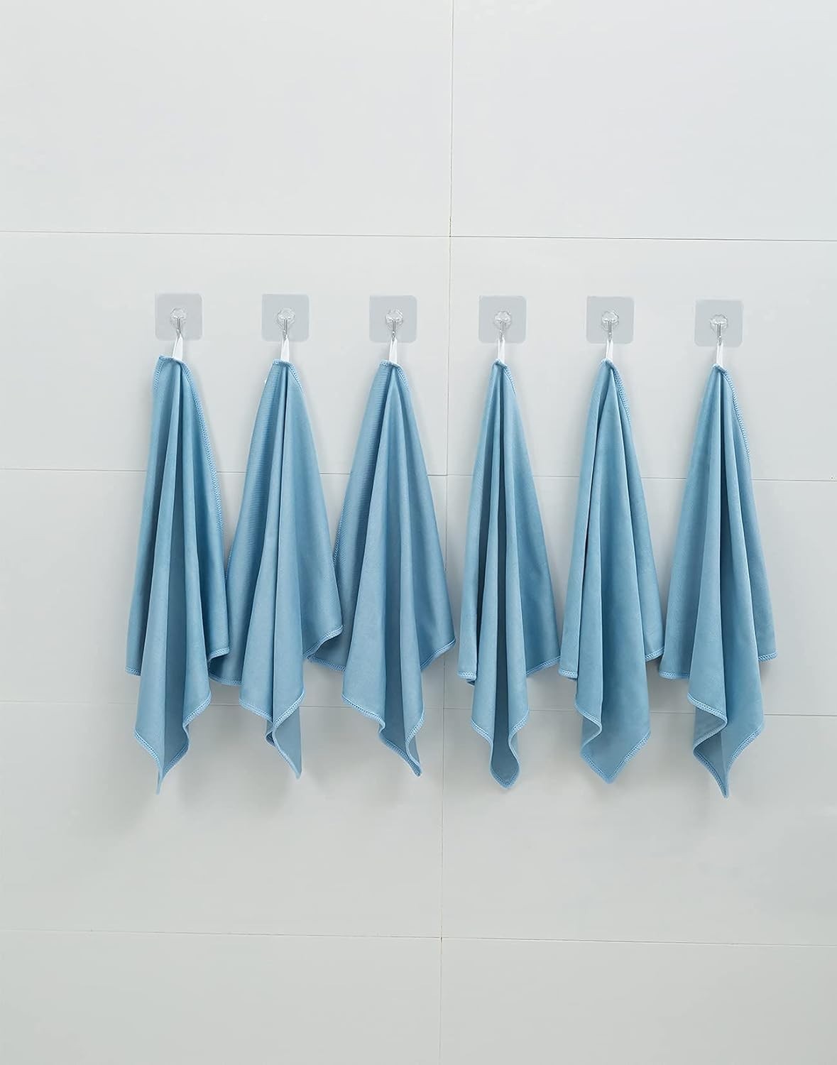 Durable 320 GSM Microfiber Cleaning Cloths – 6 Pack, 16×16 Inch for All Surfaces